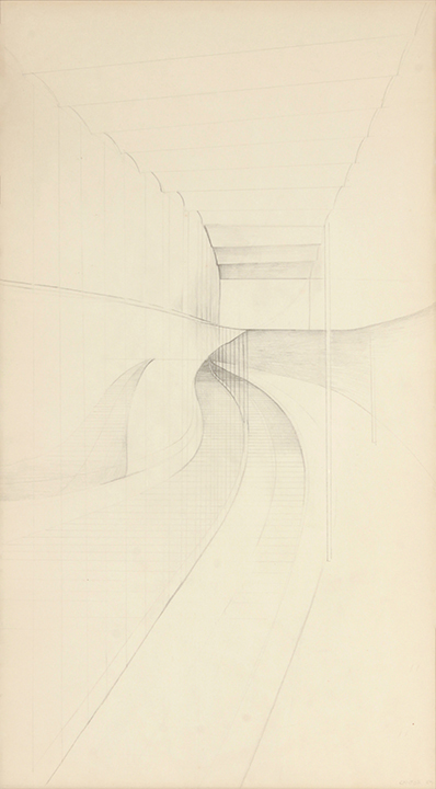 1957-Untitled (Vanishing Point Tunnel