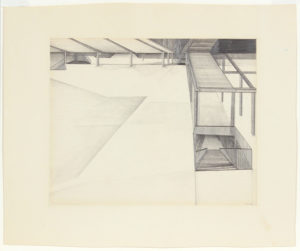 -Image 22 (Descending Steps Right)-Graphite on Paper-14.25 x 17