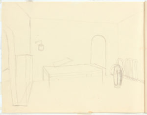 -Image 34.8 Sketchbook 2 (Room)-Graphite on Paper-8.375 x 10.875