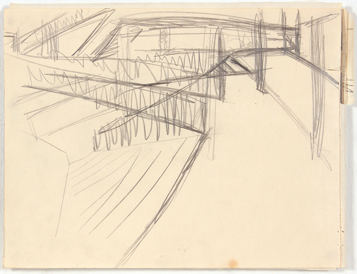 -Sketchbook 1 (Subway Study 3)-Graphite on Paper-8.375 x 10.875