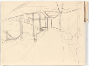 -Sketchbook 1 (Subway Study 4)-Graphite on Paper-8.375 x 10.875