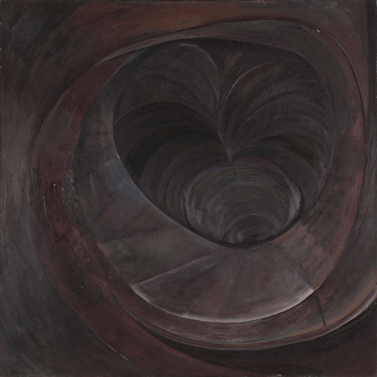-Tunnel-Oil on Canvas-40.0625” x 39.875”